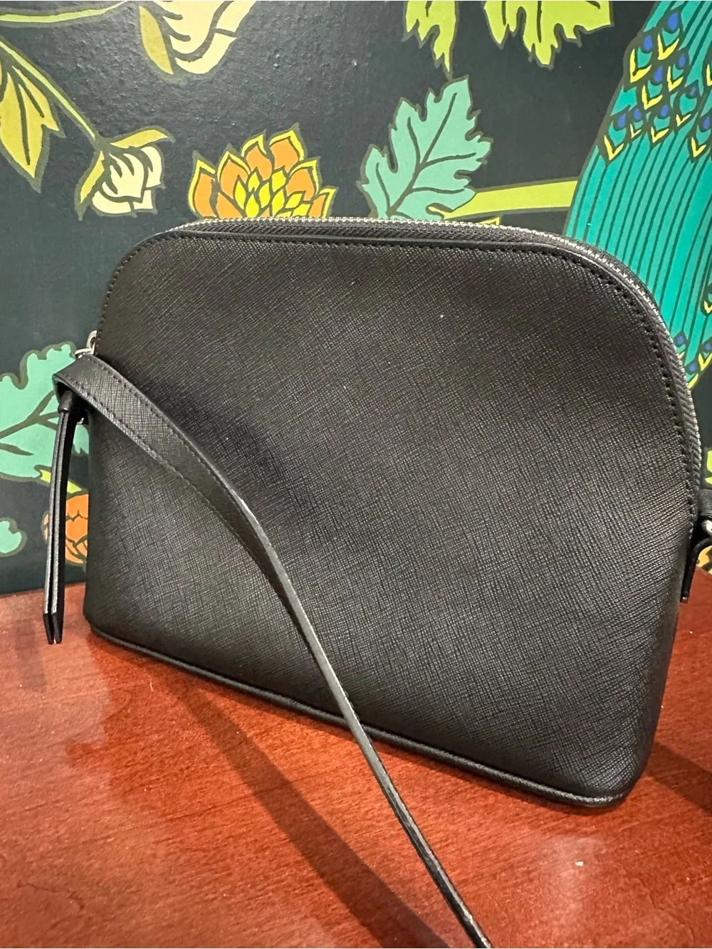 Bally Salmah Mini Black Leather Crossbody Bag